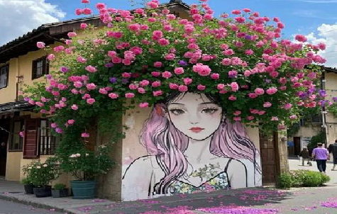 浮梁怎么设计网红打卡墙绘