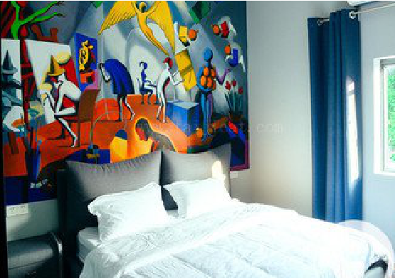 浮梁对于酒店的墙体彩绘而言更注重哪些方面?