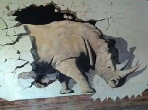 浮梁在墙绘中，如何绘制3D效果？