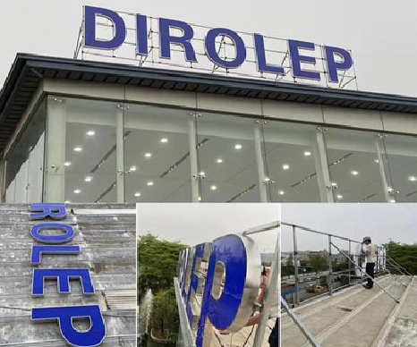 浮梁楼顶发光字安装的注意事项。